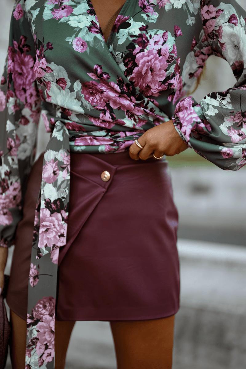 Spódnico-spodenki ARIA - Brąz, Czarny