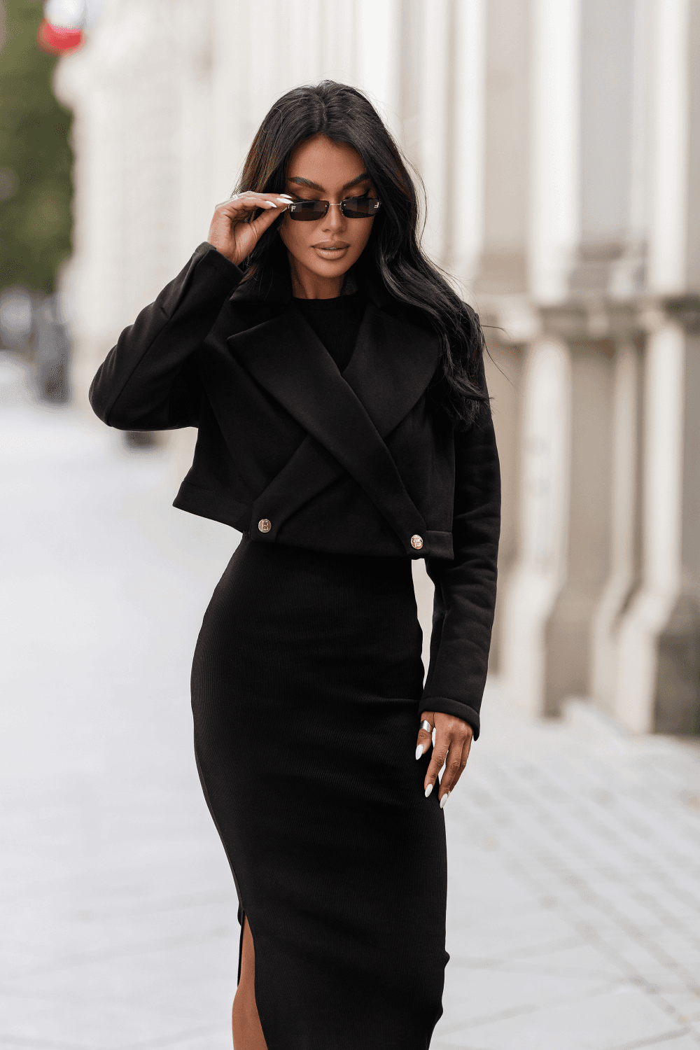 Komplet ELLIE: sukienka z marynarką - 3 kolory